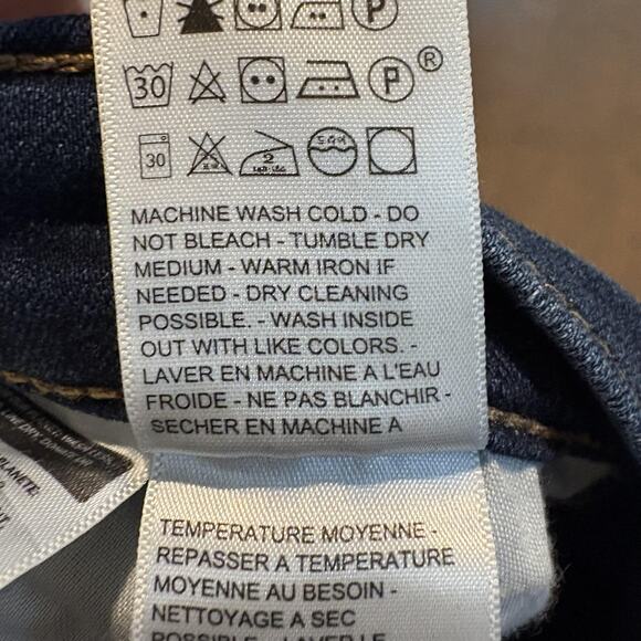 Levis Jeans Womens 33x30 Dark Wash‎ Classic Straight Stretch 393250-0050 - Picture 13 of 14